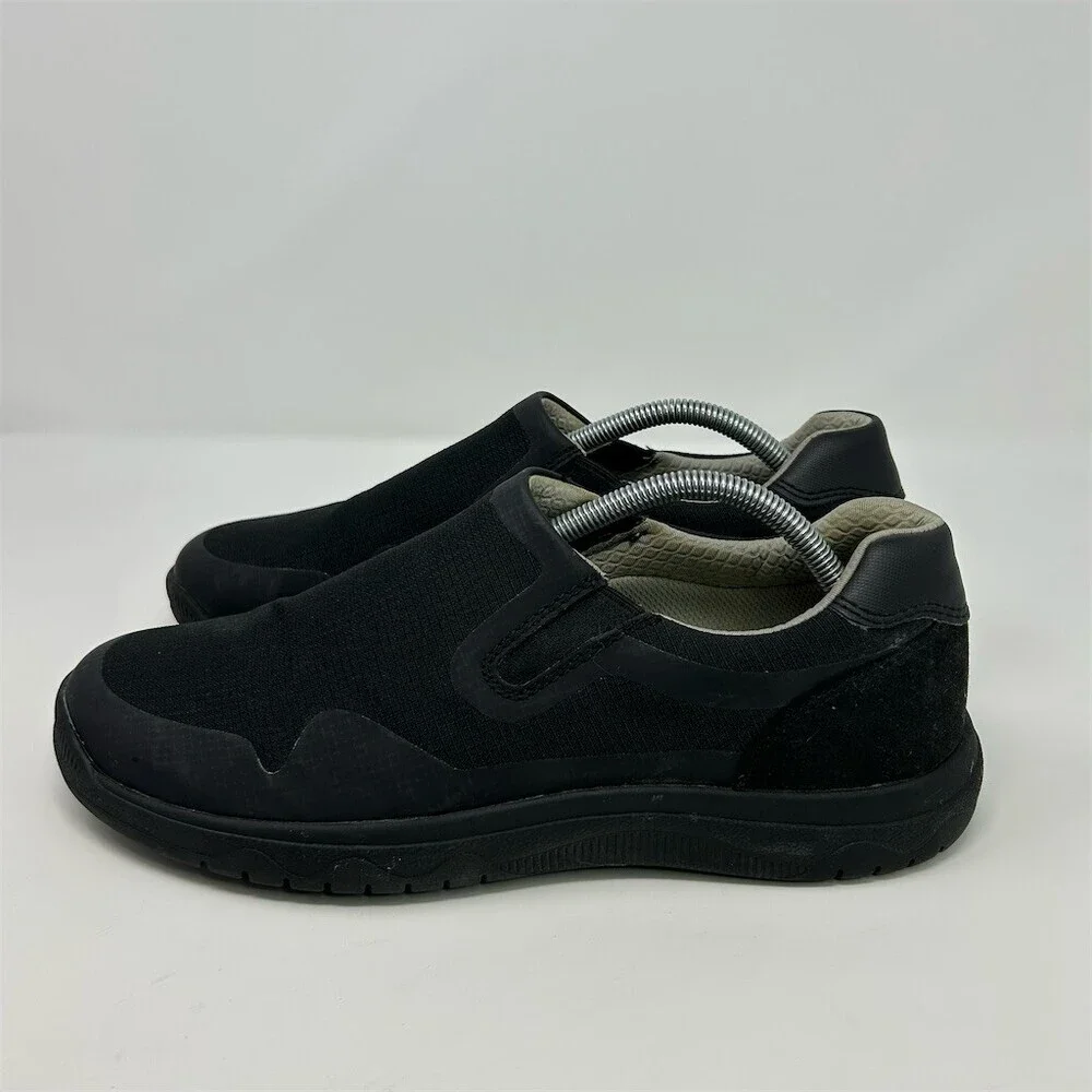 Clarks Cloudsteppers Votta Free Men's Slip-On Comfort Loafers Black Size 10